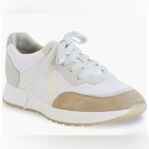 Munro Shoes - Munro Piper Sneaker Suede Glitter Lace Up Size W 6